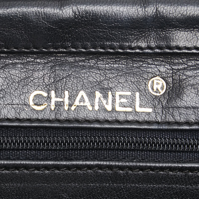 シャネル ココマーク マトラッセ チェーン ワンショルダーバッグ ブラック ラムスキン レディース CHANEL 【中古】