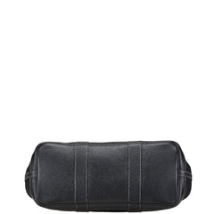 エルメス ガーデンパーティTPM ハンドバッグ ショルダーバッグ 2WAY ブラック トワルオフィシエ レザー レディース HERMES 【中古】