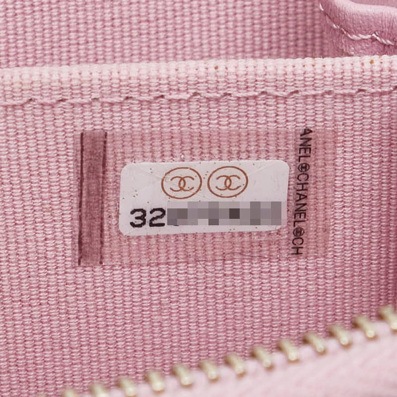 シャネル マトラッセ シャネル19 ココマーク コインケース AP2701 ピンク ラムスキン レディース CHANEL 【中古】