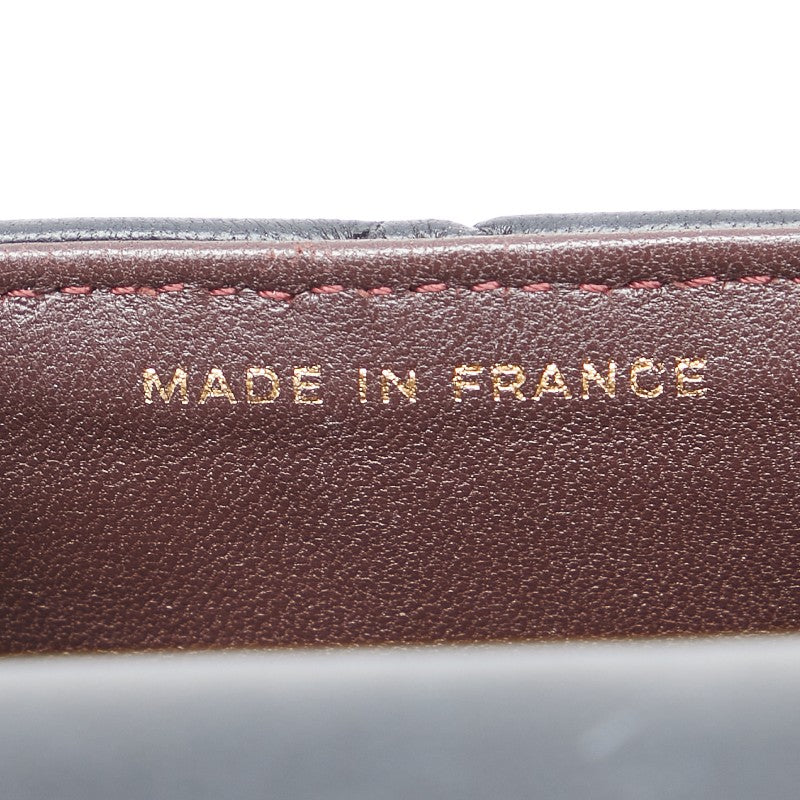シャネル マトラッセ ココマーク 斜め掛け チェーン ショルダーバッグ ブラック ラムスキン レディース CHANEL 【中古】