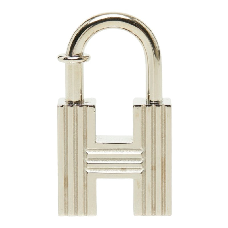 エルメス Hカデナ 2000 バネ式 カデナ 南京錠 シルバー メタル レディース HERMES 中古