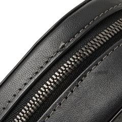 コーチ ハート クロスボディ 14 斜め掛け チェーン ショルダーバッグ CE765 ブラック レザー レディース COACH 中古