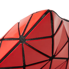 イッセイミヤケ バオバオ ルーセント トートバッグ レッド PVC レディース ISSEY MIYAKE 中古