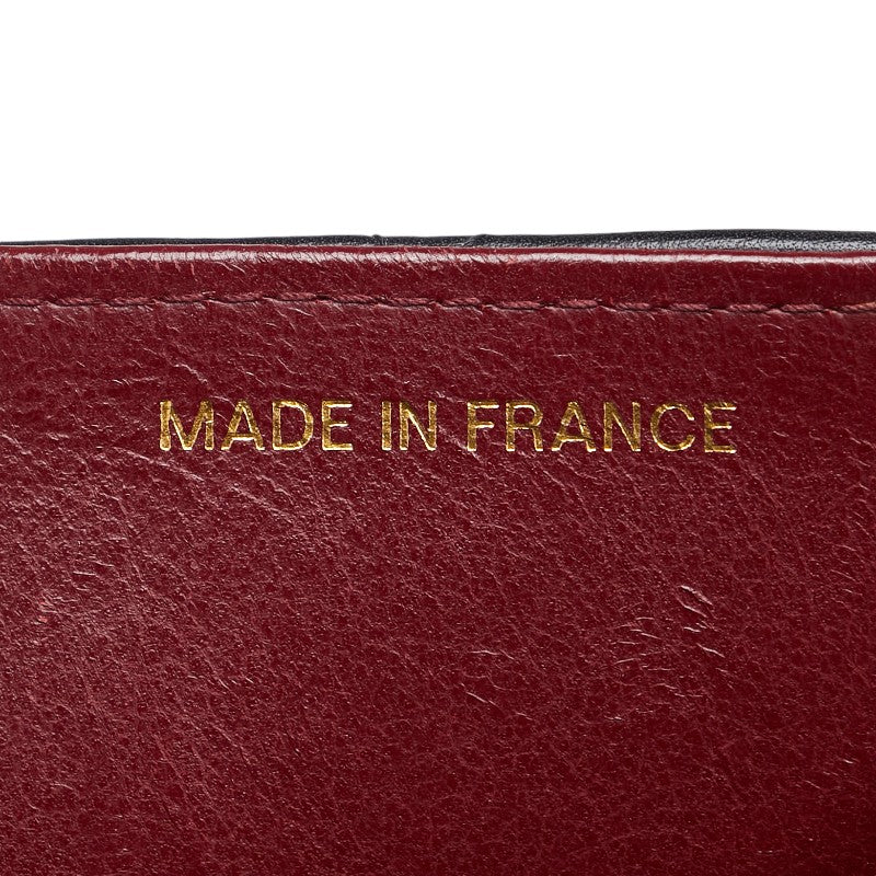 シャネル マトラッセ34 チェーンショルダーバッグ ハンドバッグ ブラック ラムスキン レディース CHANEL 【中古】