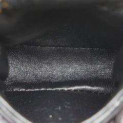 シャネル マイクロミニマトラッセ ココマーク チェーン ショルダーバッグ ブラック ゴールド ラムスキン レディース CHANEL 【中古】