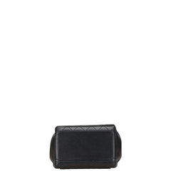 シャネル マトラッセ ココマーク ハンドバッグ トートバッグ ブラック ラムスキン レディース CHANEL 【中古】