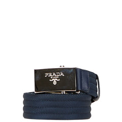 プラダ ベルト ガチャベルト サイズ：90/36 2C3497 ネイビー ナイロン レザー メンズ PRADA 【中古】