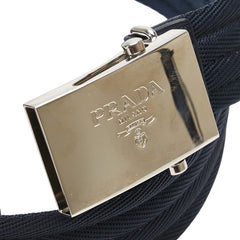 プラダ ベルト ガチャベルト サイズ：90/36 2C3497 ネイビー ナイロン レザー メンズ PRADA 【中古】