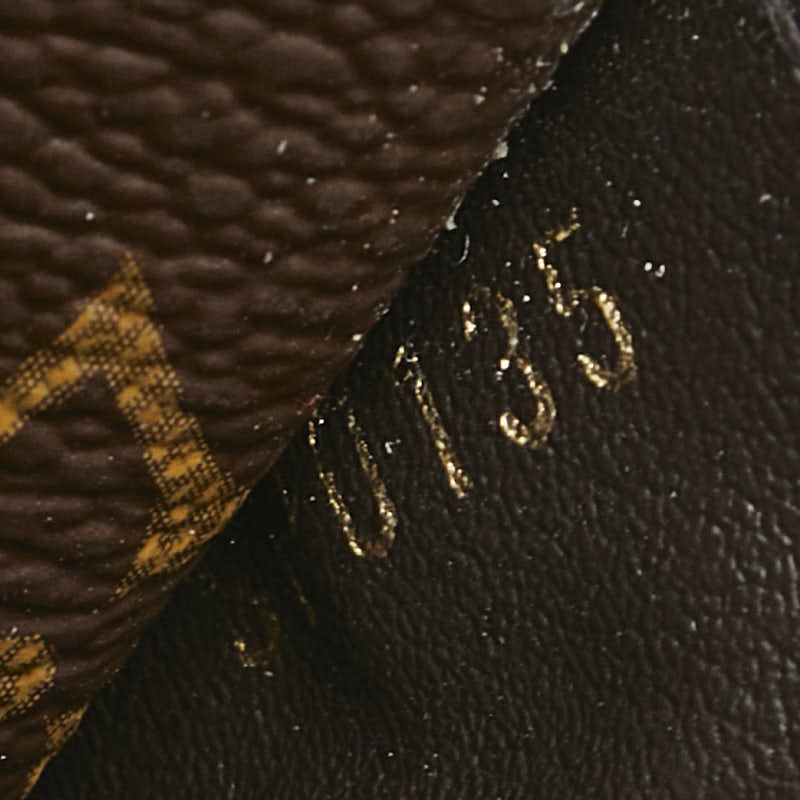 ルイ ヴィトン モノグラム ポルトフォイユ パラス 長財布 M58414 ブラウン レッド レザー PVC レディース LOUIS VUITTON 【中古】
