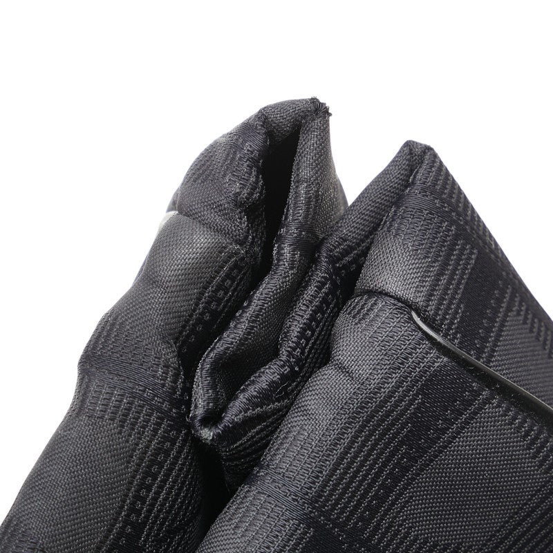 シャネル ニュートラベルライン トートMM トートバッグ ハンドバッグ ブラック ナイロン レザー レディース CHANEL 【中古】