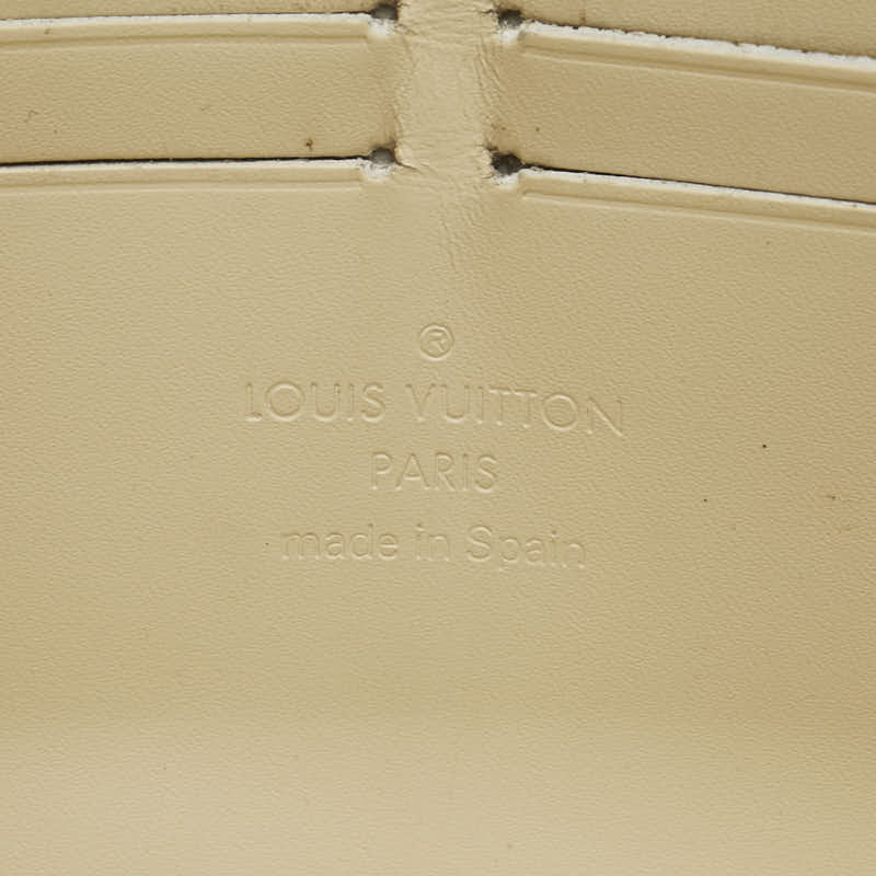 ルイ ヴィトン スハリ ジッピー ウォレット ラウンドファスナー 長財布 M93026 ブロン ホワイト レザー レディース LOUIS VUITTON 【中古】