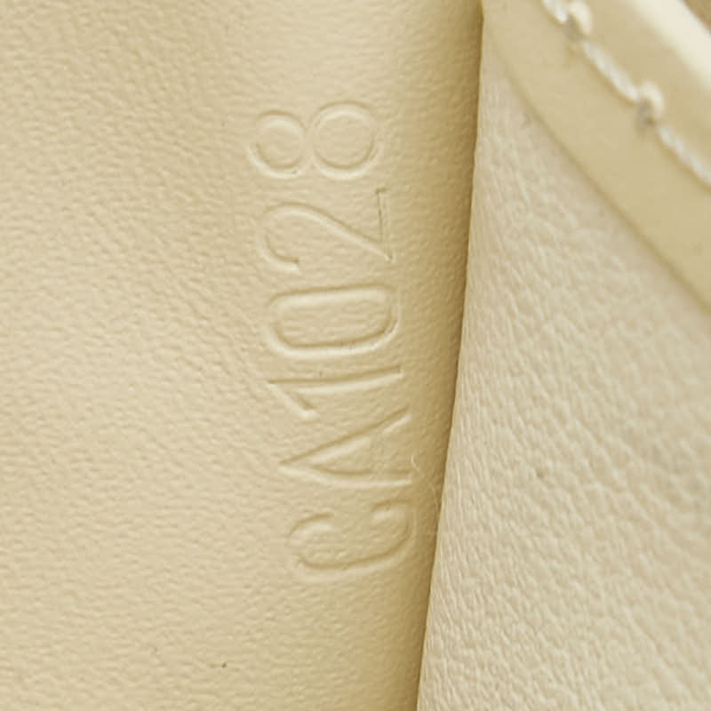 ルイ ヴィトン スハリ ジッピー ウォレット ラウンドファスナー 長財布 M93026 ブロン ホワイト レザー レディース LOUIS VUITTON 【中古】