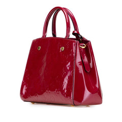 ルイ ヴィトン モノグラム ヴェルニ モンテーニュBB ハンドバッグ ショルダーバッグ 2WAY M50172 ローズアンディアン パープル系 パテントレザー レディース LOUIS VUITTON 【中古】