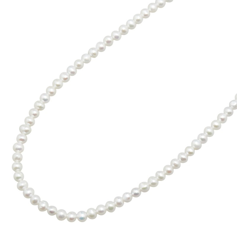 ノーブランド SV925 シルバー 淡水パール4～4.5mm ネックレス レディース no brand 【中古】