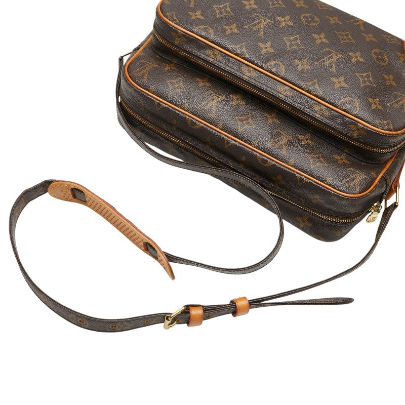 ルイ ヴィトン モノグラム ナイル 斜め掛け ショルダーバッグ M45244 ブラウン PVC レザー レディース LOUIS VUITTON 【中古】
