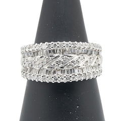 ノーブランド Pt900 プラチナ ダイヤ1.53ct リング 指輪 レディース no brand 14号 【中古】