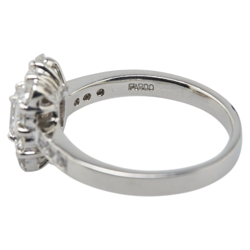 ノーブランド Pt900 プラチナ ダイヤモンド0.76ct ダイヤモンド0.301ct リング 指輪 レディース no brand 15号 【中古】