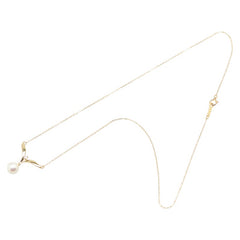 ミキモト K18YG イエローゴールド パール7.2mm ペンダントネックレス レディース MIKIMOTO 【中古】