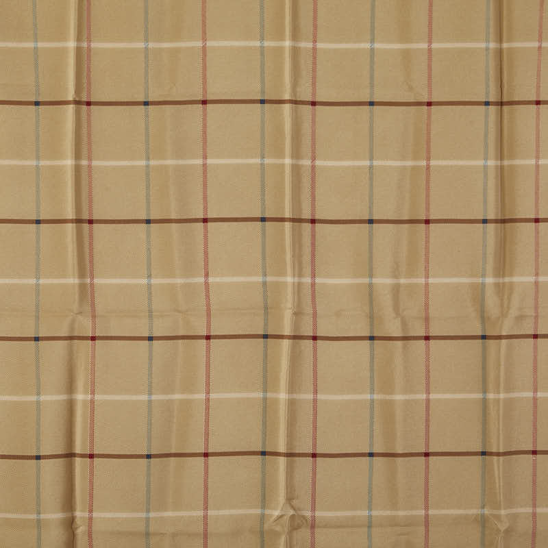 バーバリー チェック スカーフ ブラウン ベージュ マルチカラー シルク レディース BURBERRY 【中古】