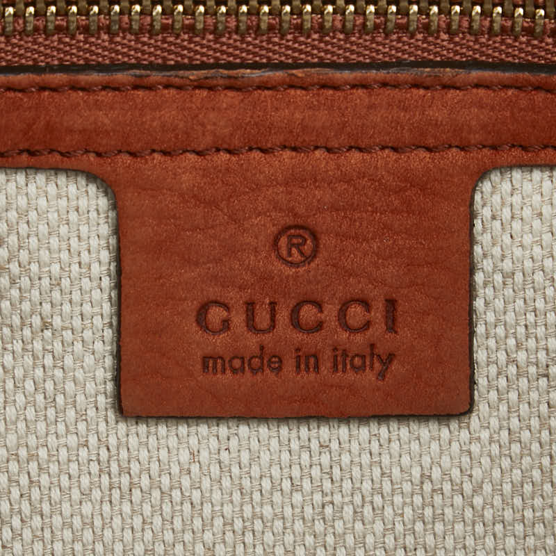 グッチ ソーホー フリンジ チェーン ショルダーバッグ 308983 ブラウン オレンジ レザー レディース GUCCI 【中古】