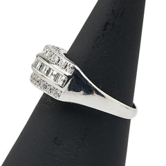 ノーブランド Pt900 プラチナ ダイヤ0.50ct ダイヤ0.31ct リング 指輪 レディース no brand 13号 【中古】
