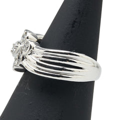 ノーブランド Pt900 プラチナ ダイヤ0.56ct リング 指輪 レディース no brand 9号 【中古】