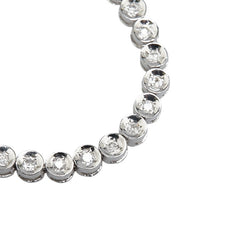 ノーブランド Pt900 プラチナ ダイヤ1.00ct テニス ブレスレット レディース no brand 【中古】
