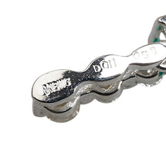 ノーブランド グリーン K18WG ホワイトゴールド エメラルド0.58ct ダイヤ0.11ct ペンダントトップ レディース no brand 【中古】