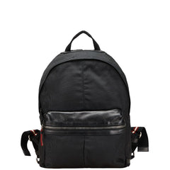 バリー リュック バックパック ブラック キャンバス レザー レディース BALLY 【中古】