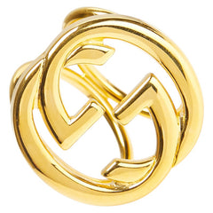 グッチ インターロッキングG スカーフリング ゴールド メッキ レディース GUCCI 【中古】