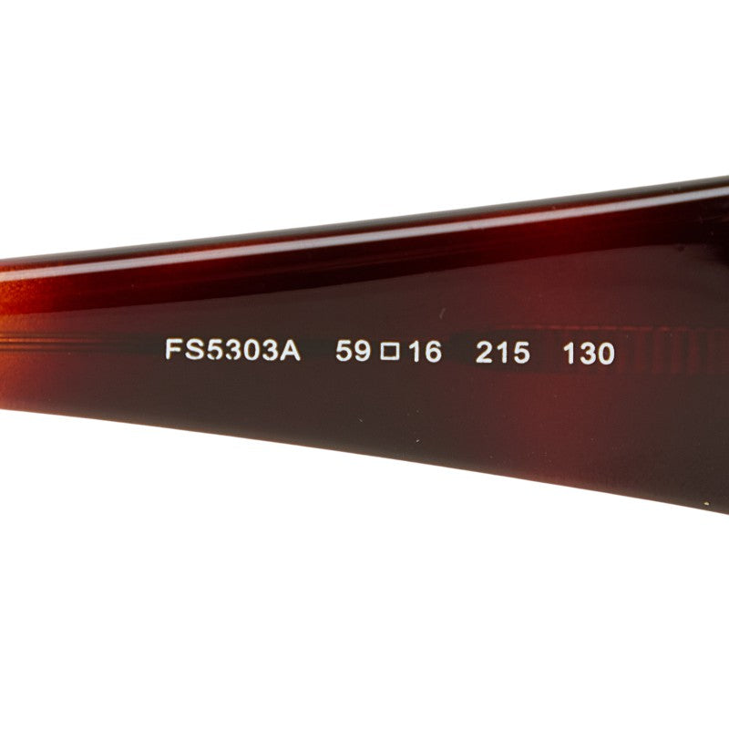 フェンディ サングラス FS5303A ブラウン プラスチック レディース FENDI 【中古】