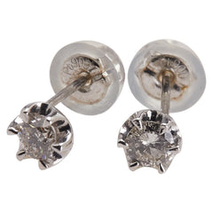 ノーブランド Pt900 プラチナ ダイヤ0.3ct スタッドピアス レディース no brand 【中古】