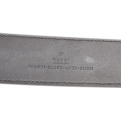 グッチ GGマーモント ベルト サイズ：80 32 406831 ブラック レザー レディース GUCCI 【中古】