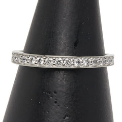 ノーブランド K18WG ホワイトゴールド ダイヤ0.25ct ハーフエタニティリング 指輪 レディース no brand 13号 【中古】