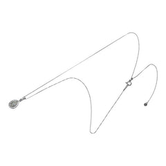 ノーブランド Pt900 プラチナ Pt850 プラチナ ダイヤ1.014ct ダイヤ0.25ct ダイヤ0.09ct ネックレス レディース no brand 【中古】