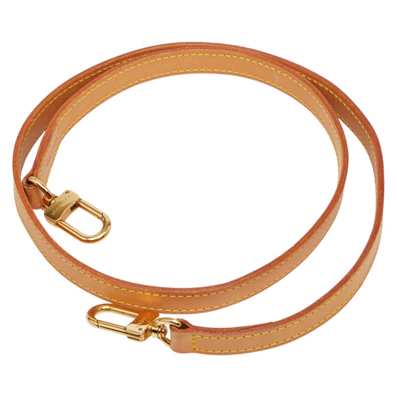 ルイ ヴィトン ショルダーストラップ ベージュ レザー レディース LOUIS VUITTON 【中古】