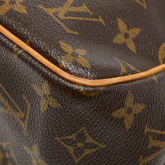 ルイ ヴィトン モノグラム バティニョール ハンドバッグ M51156 ブラウン PVC レザー レディース LOUIS VUITTON 【中古】