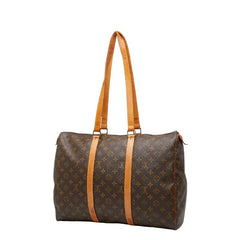 ルイ ヴィトン モノグラム フラネリー45 ショルダーバッグ トートバッグ M51115 ブラウン PVC レザー レディース LOUIS VUITTON 【中古】