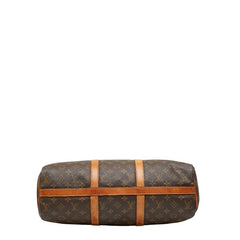 ルイ ヴィトン モノグラム フラネリー45 ショルダーバッグ トートバッグ M51115 ブラウン PVC レザー レディース LOUIS VUITTON 【中古】