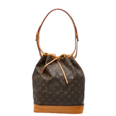 ルイ ヴィトン モノグラム ノエ 肩掛け ショルダーバッグ M42224 ブラウン PVC レザー レディース LOUIS VUITTON 【中古】