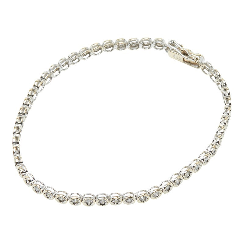 ノーブランド ブレスレット K18WG ホワイトゴールド レディース no brand 【中古】