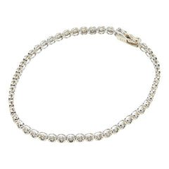 ノーブランド ブレスレット K18WG ホワイトゴールド レディース no brand 【中古】