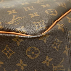 ルイ ヴィトン モノグラム ドーヴィル ハンドバッグ M47270 ブラウン PVC レザー レディース LOUIS VUITTON 【中古】