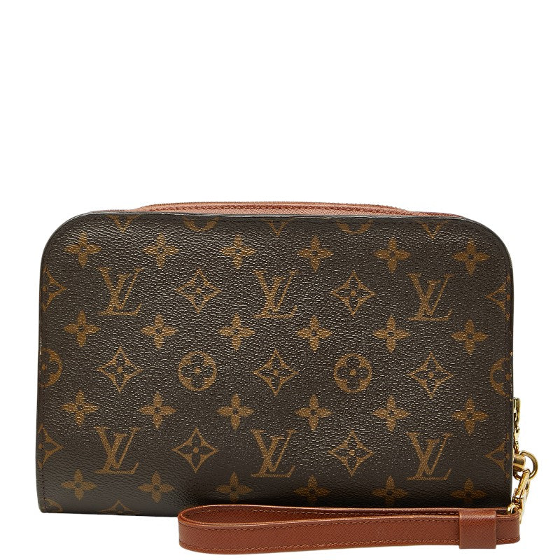 ルイ ヴィトン モノグラム オルセー クラッチバッグ セカンドバッグ M51790 ブラウン PVC レザー レディース LOUIS VUITTON 【中古】