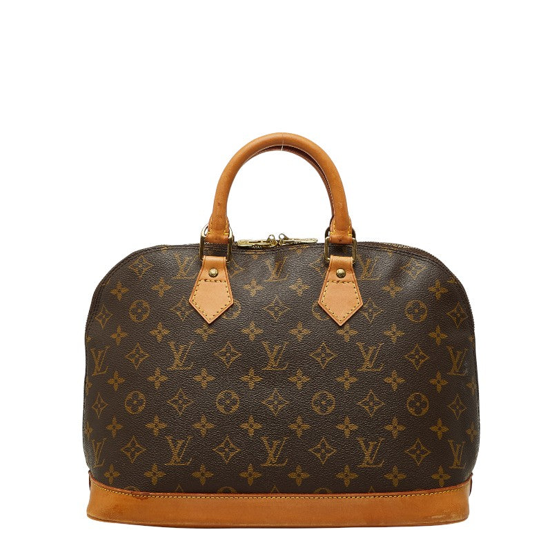 ルイ ヴィトン モノグラム アルマ ハンドバッグ M51130 ブラウン PVC レザー レディース LOUIS VUITTON 【中古】