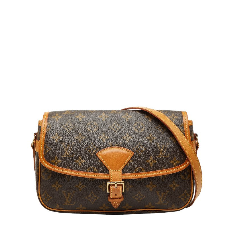 ルイ ヴィトン モノグラム ソローニュ 斜め掛け ショルダーバッグ M42250 ブラウン PVC レザー レディース LOUIS VUITTON 【中古】