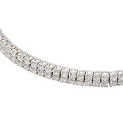 Pt850 プラチナ ダイヤ3.00ct テニスブレスレット ブレスレット レディース 【中古】
