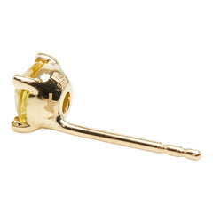 YSA.GG.EP K18YG イエローゴールド イエローサファイア0.67ct アンクレア スタッドピアス レディース 【中古】