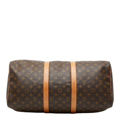 ルイ ヴィトン モノグラム キーポル45 ボストンバッグ ハンドバッグ M41428 ブラウン PVC レザー レディース LOUIS VUITTON 【中古】