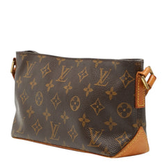 ルイ ヴィトン モノグラム トロター 斜め掛け ショルダーバッグ M51240 ブラウン PVC レザー レディース LOUIS VUITTON 【中古】
